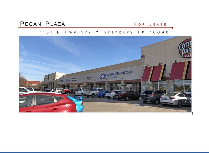 1151 E Highway 377, Granbury, TX for sale - Other - Image 1 of 1