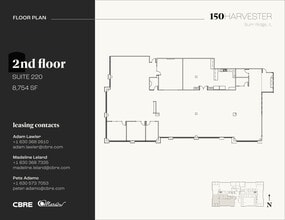 150 Harvester Dr, Burr Ridge, IL for lease Floor Plan- Image 1 of 7