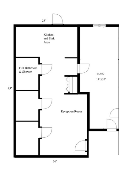 1275 Mcconnell Dr, Decatur, GA for lease - Floor Plan - Image 2 of 3