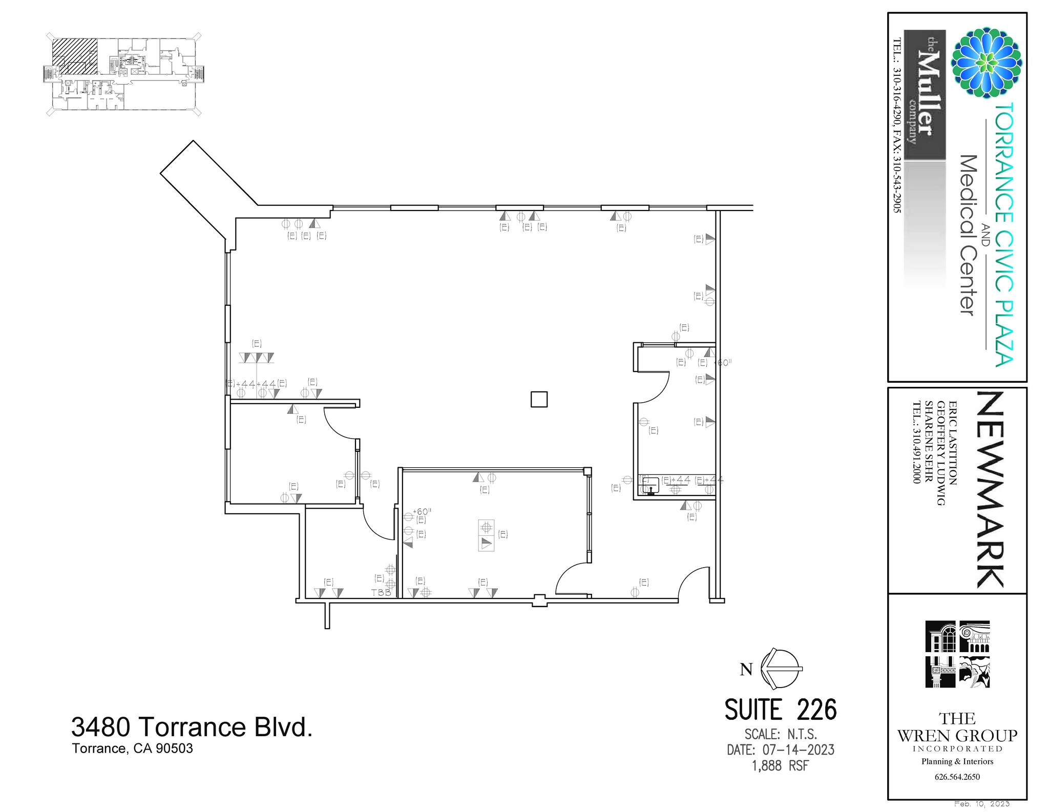 3400 Torrance Blvd, Torrance, CA for lease Floor Plan- Image 1 of 1