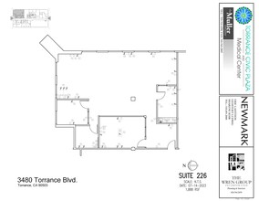 3400 Torrance Blvd, Torrance, CA for lease Floor Plan- Image 1 of 1