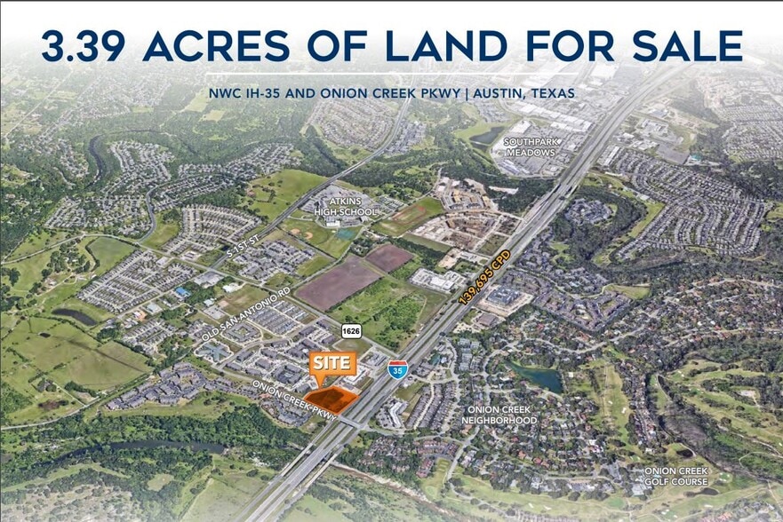 S I-35 And Onion Creek Pkwy, Austin, TX for sale - Building Photo - Image 1 of 1