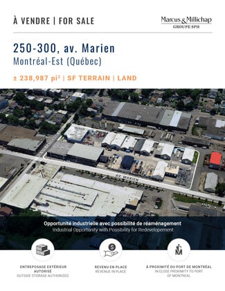 More details for 300 Av Marien, Montreal-Est, QC - Land for Sale