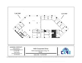 1400 Corporate Dr, Irving, TX for lease Floor Plan- Image 1 of 1