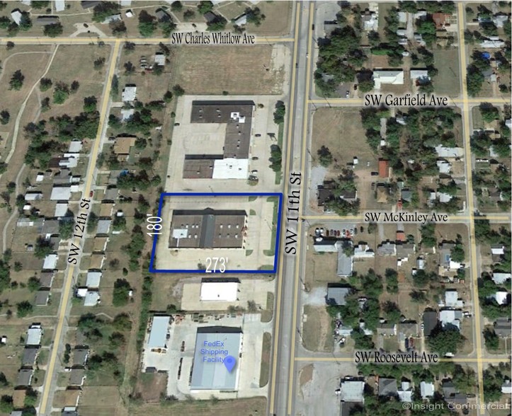 1801 SW 11th St, Lawton, OK for sale - Aerial - Image 1 of 1