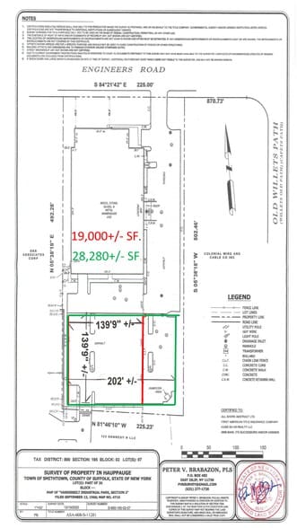50 Engineers Road, Hauppauge, NY for lease - Site Plan - Image 1 of 1