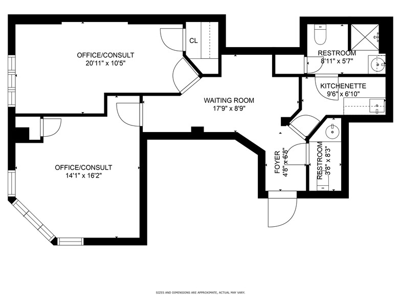 333 W 57th St, New York, NY for lease - Floor Plan - Image 3 of 9