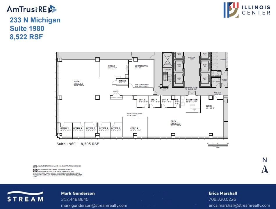 233 N Michigan Ave, Chicago, IL for lease Floor Plan- Image 1 of 1
