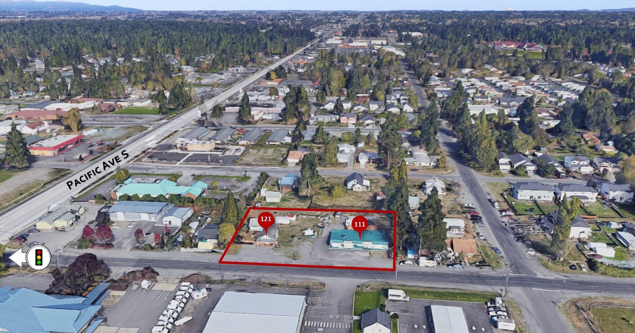 Spanaway Contractor Yard with 2 Offices Spanaway, WA for Sale