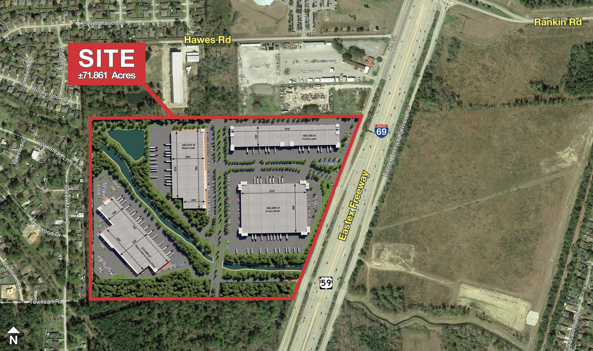 0 Highway 59 & Rankin Rd, Humble, TX 77396 Quasar IAH Logistics Park