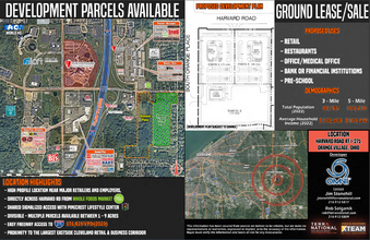 Harvard Rd, Orange Village, OH - aerial  map view