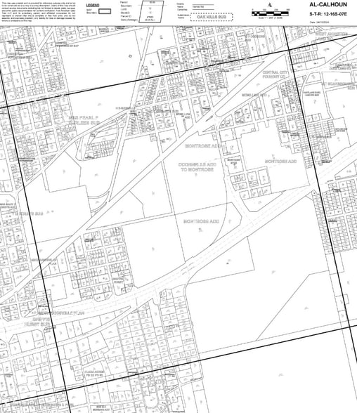 2412 Eulaton Rd, Anniston, AL for lease - Plat Map - Image 2 of 2
