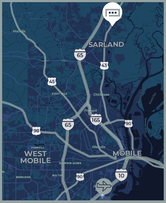 5352 Old Hwy 43, Satsuma, AL 36572 2826 SF Office/Retail on HWY 43