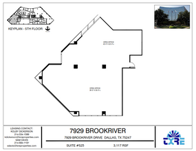 7929 Brookriver Dr, Dallas, TX for lease Floor Plan- Image 1 of 1