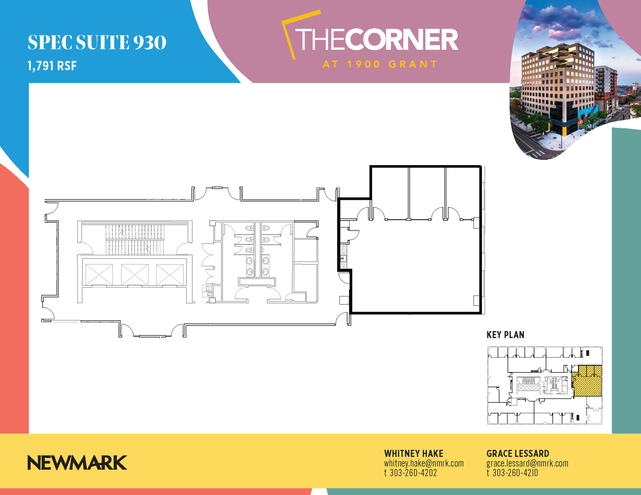 1900 Grant St, Denver, CO for lease Floor Plan- Image 1 of 1