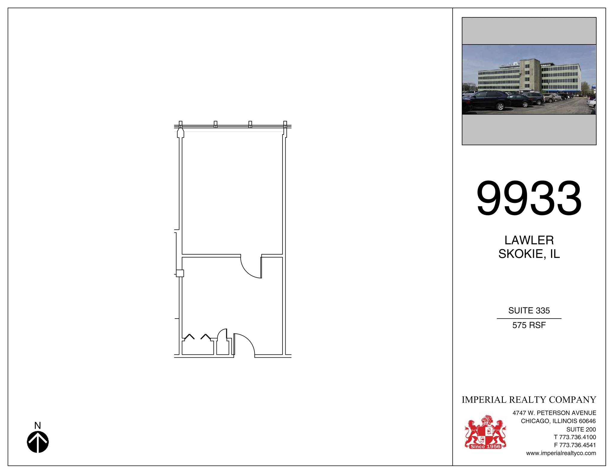 9933 Lawler Ave, Skokie, IL for lease Site Plan- Image 1 of 1