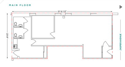 9925 Jasper Av, Edmonton, AB for lease Floor Plan- Image 1 of 1