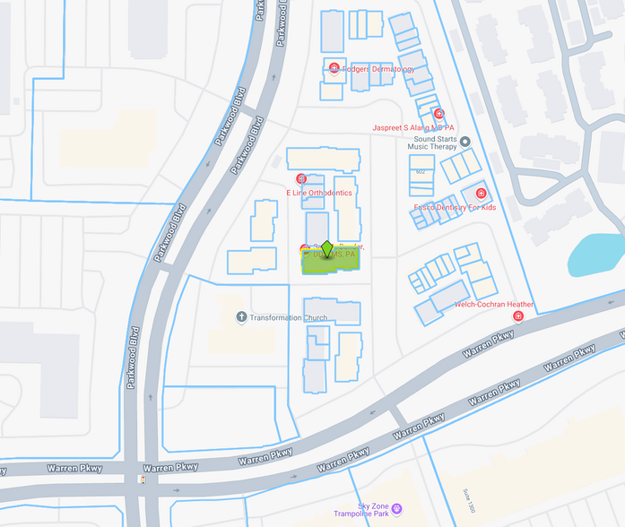 3550 Parkwood Blvd, Frisco, TX for sale - Plat Map - Image 2 of 2