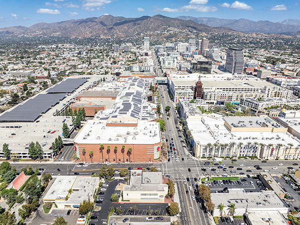 300 W Colorado St, Glendale, CA for lease - Aerial - Image 2 of 3