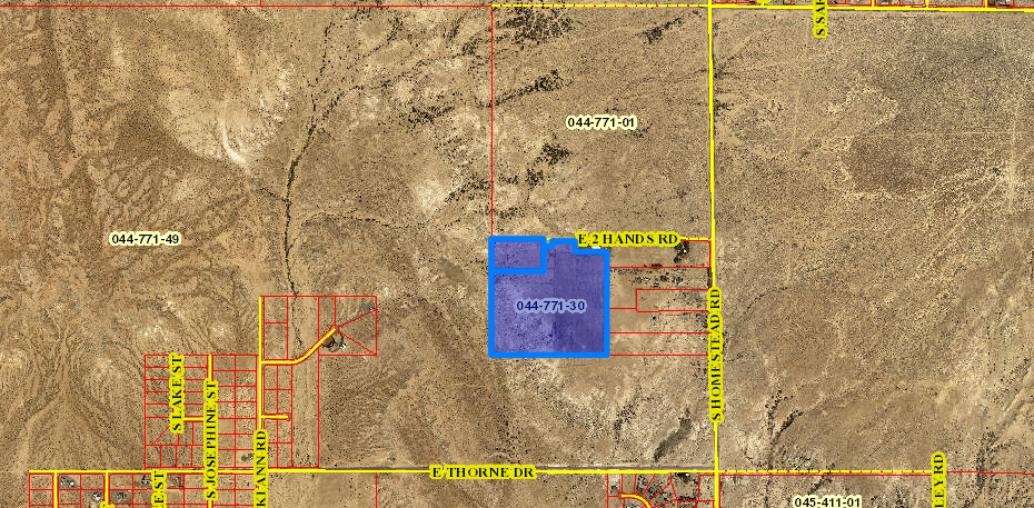 Homestead & Two Hands Rd, Pahrump, NV for sale - Aerial - Image 1 of 1