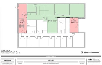 6225 W Touhy Ave, Chicago, IL for lease Floor Plan- Image 1 of 1