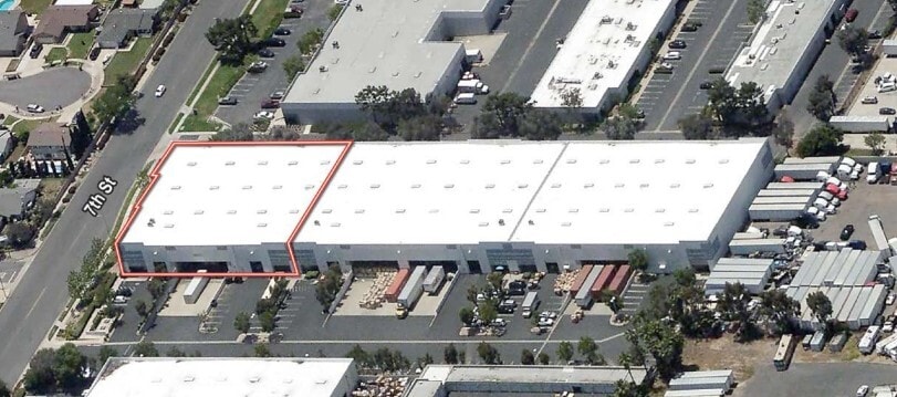 9520 7th St, Rancho Cucamonga, CA for lease - Aerial - Image 2 of 8