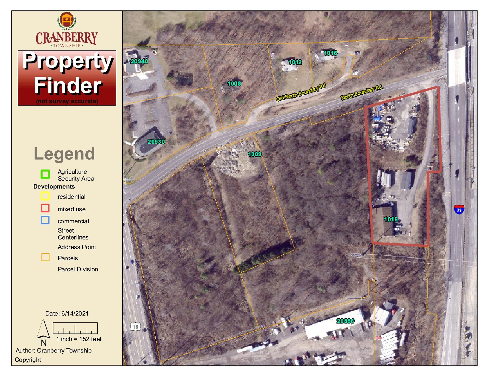 1019 N Boundary Rd, Cranberry Township, PA 16066 2.6 ACRES PLUS 5,000