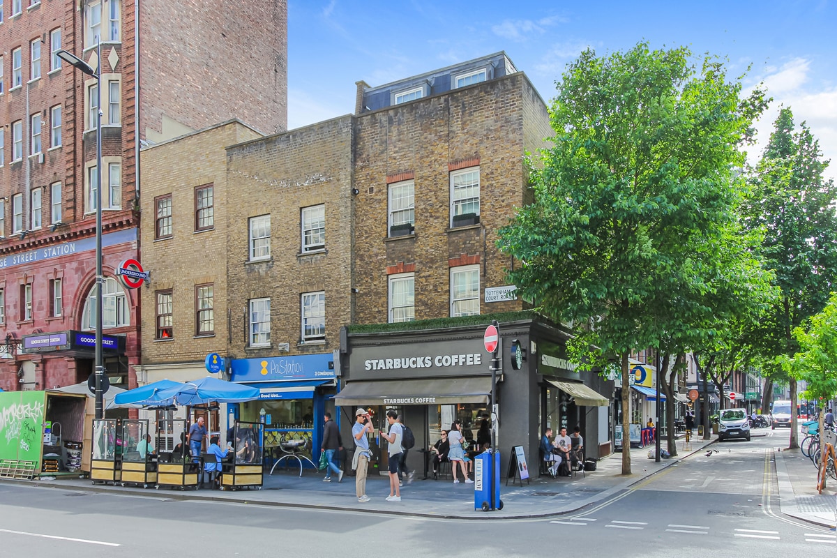 77 Tottenham Court Rd, London for lease Building Photo- Image 1 of 5