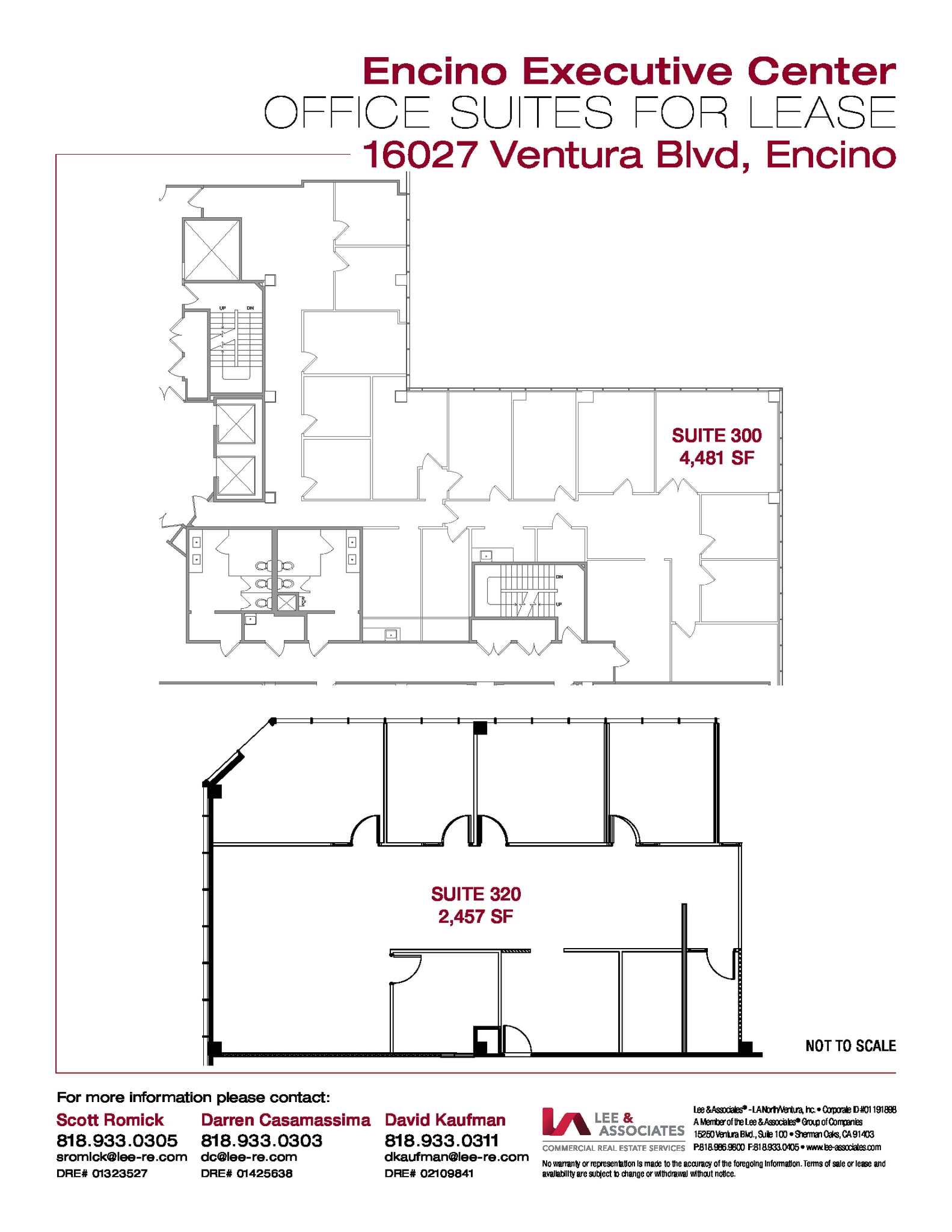 16027 Ventura Blvd, Encino, CA for lease Floor Plan- Image 1 of 1