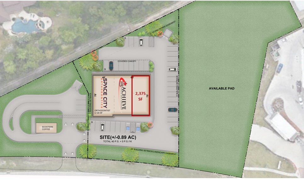 NEQ of Birnham Woods & Rayford Rd, Spring, TX for lease - Site Plan - Image 2 of 2