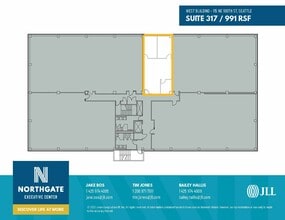 115 NE 100th St, Seattle, WA for lease Floor Plan- Image 1 of 1