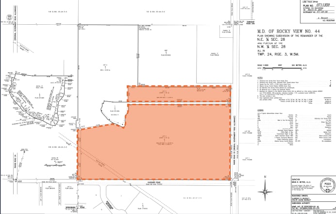 Huggard Rd, Calgary, AB for sale - Site Plan - Image 2 of 2