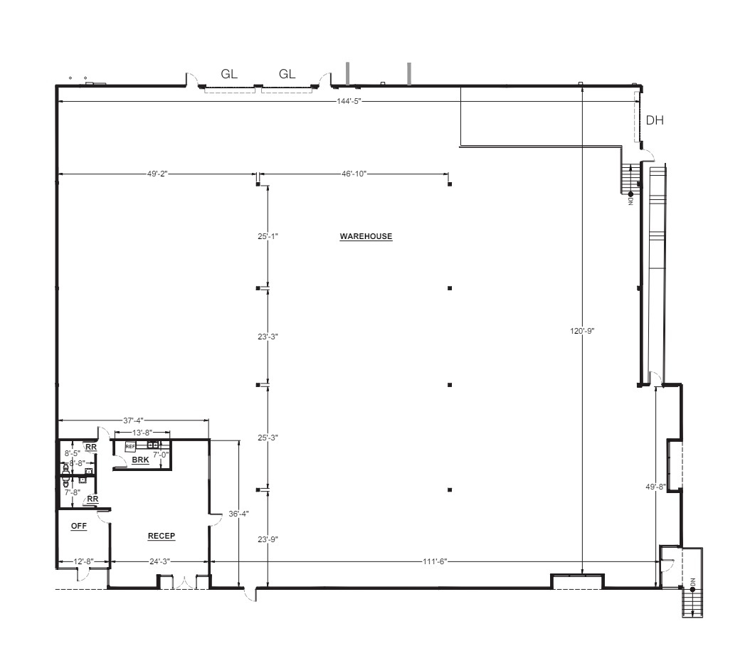 9560 Chesapeake Dr, San Diego, CA for lease Floor Plan- Image 1 of 1