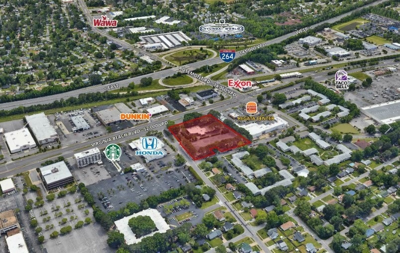 3600 Virginia Beach Blvd, Virginia Beach, VA for lease - Building Photo - Image 1 of 1