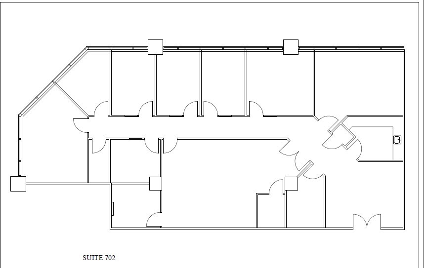 50 Burnhamthorpe Rd W, Mississauga, ON for lease Floor Plan- Image 1 of 1