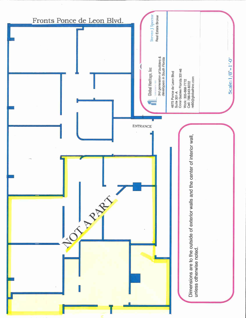 4675 Ponce De Leon Blvd, Coral Gables, FL for lease Floor Plan- Image 1 of 12