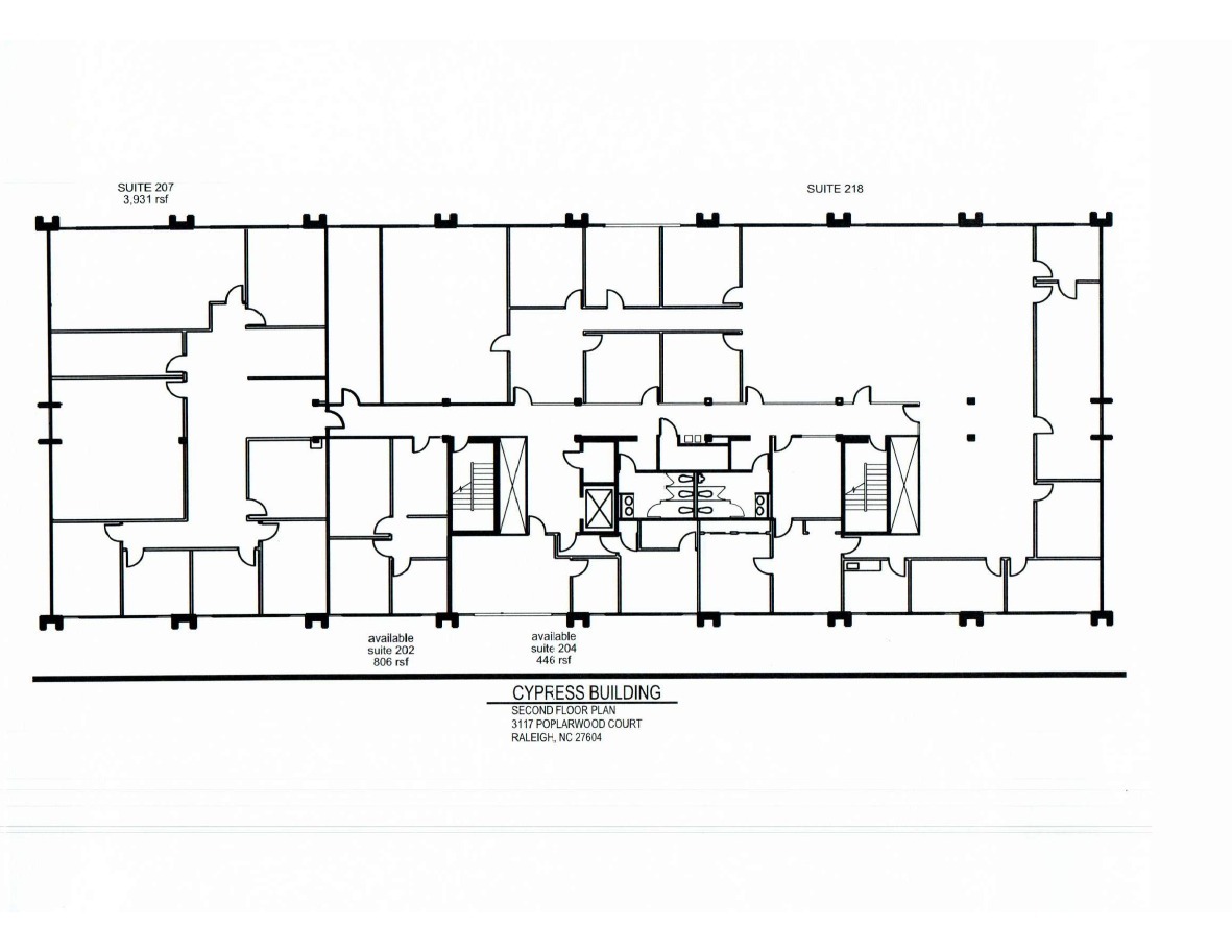 3101 Poplarwood Ct, Raleigh, NC for lease Floor Plan- Image 1 of 1