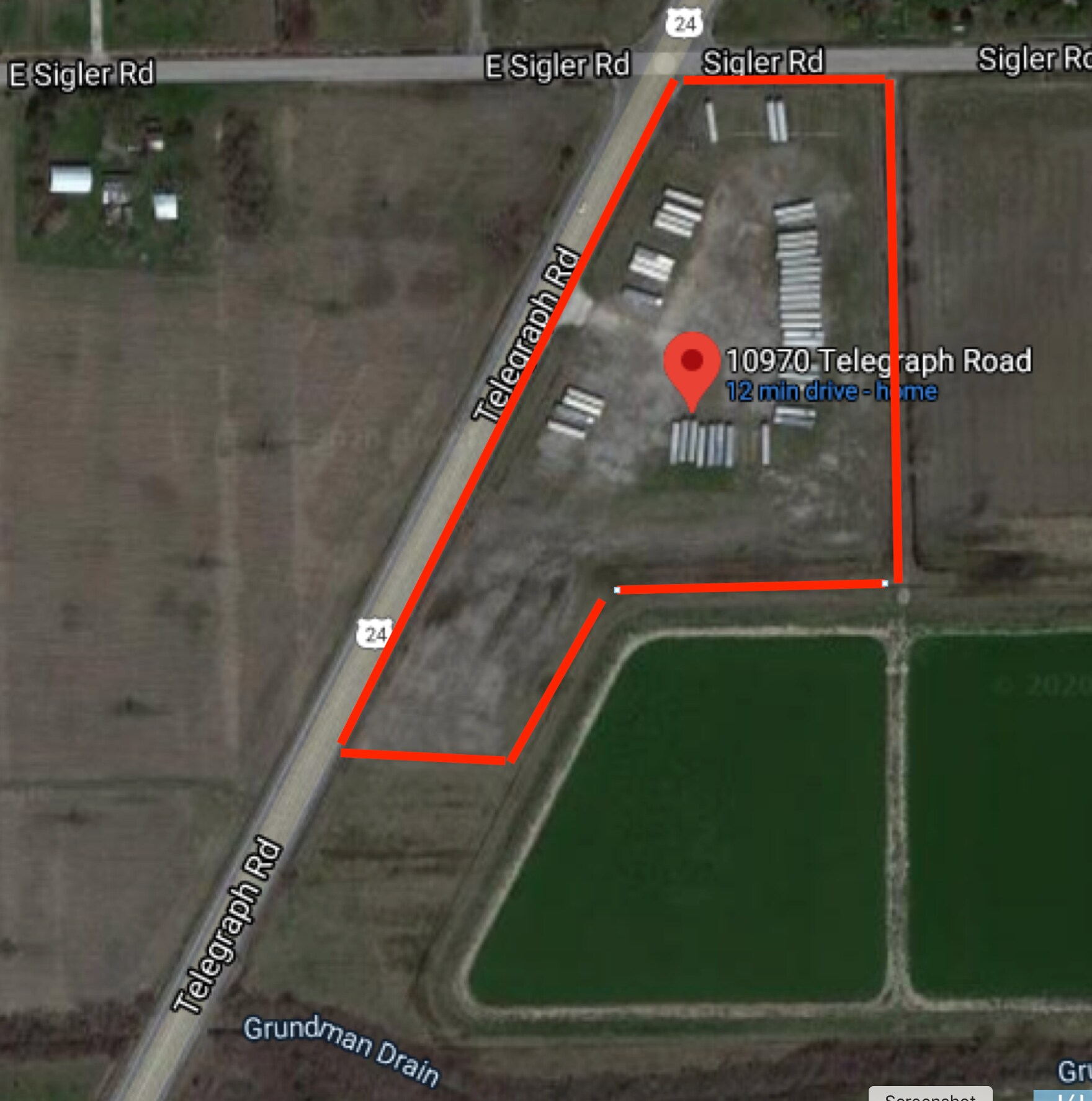 10970 Telegraph, Carleton, MI, 48117 Commercial Land For Sale