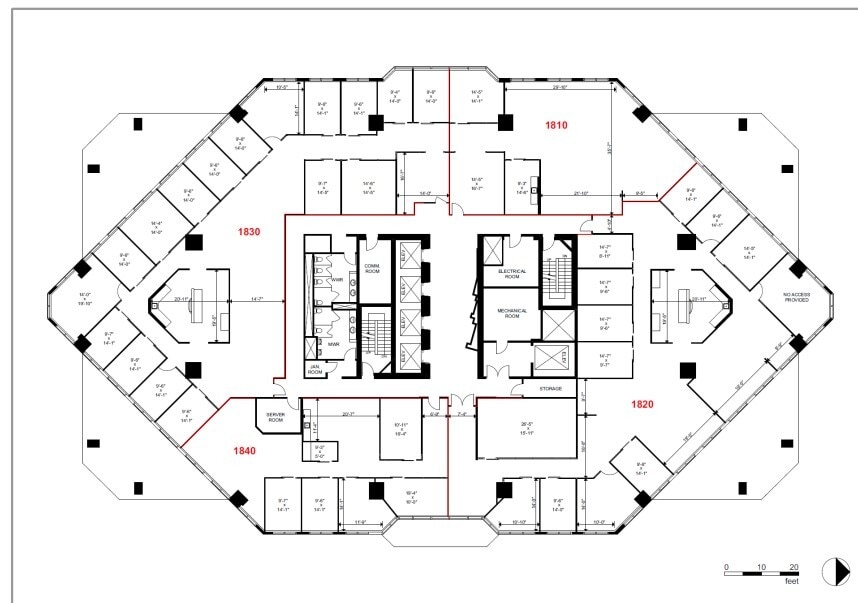 222 3rd Ave SW, Calgary, AB for lease Floor Plan- Image 1 of 1