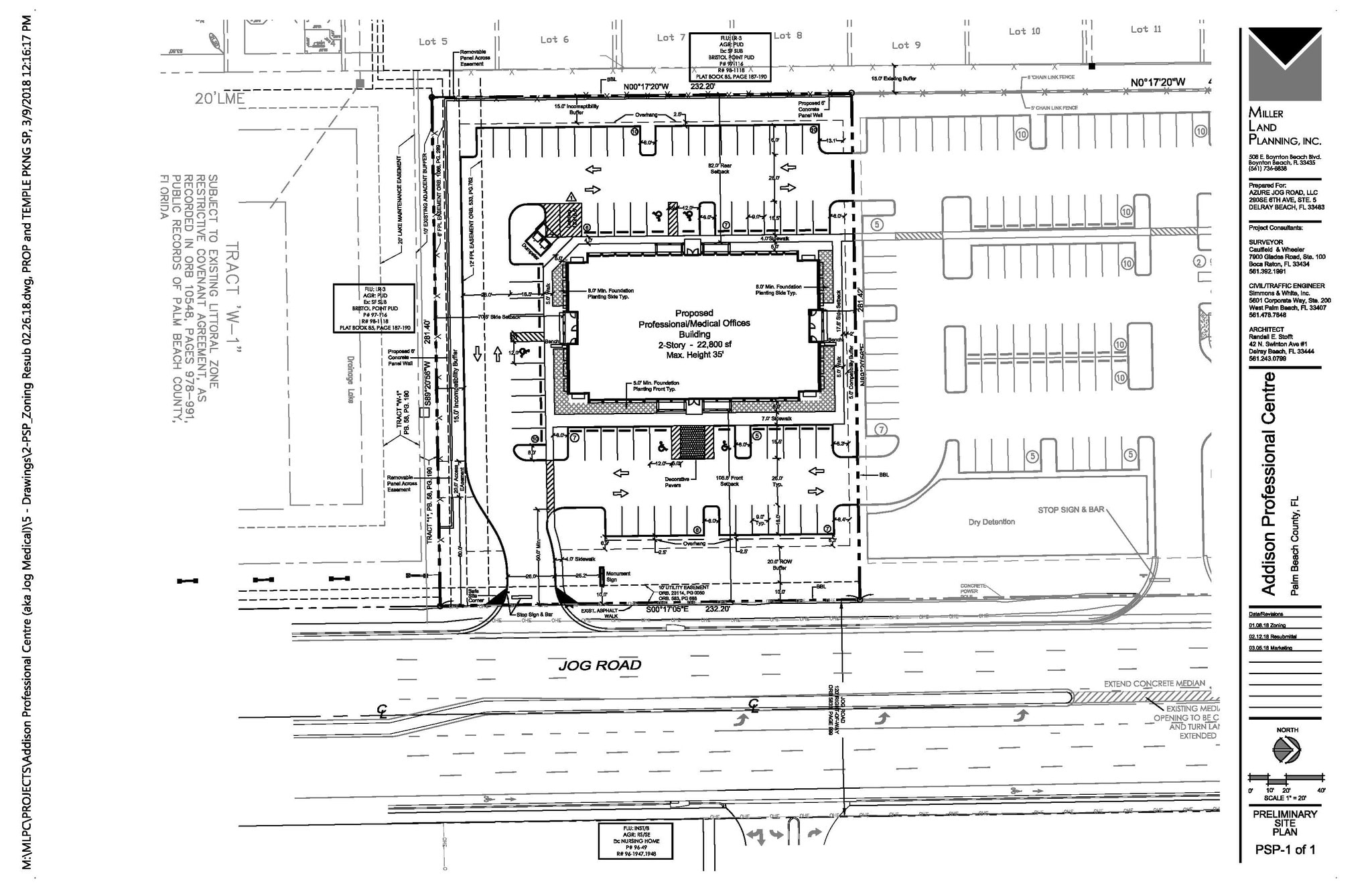 16189 S Jog Rd, Delray Beach, FL for sale Site Plan- Image 1 of 1