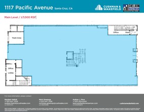 1115-1119 Pacific Ave, Santa Cruz, CA for lease Floor Plan- Image 1 of 1