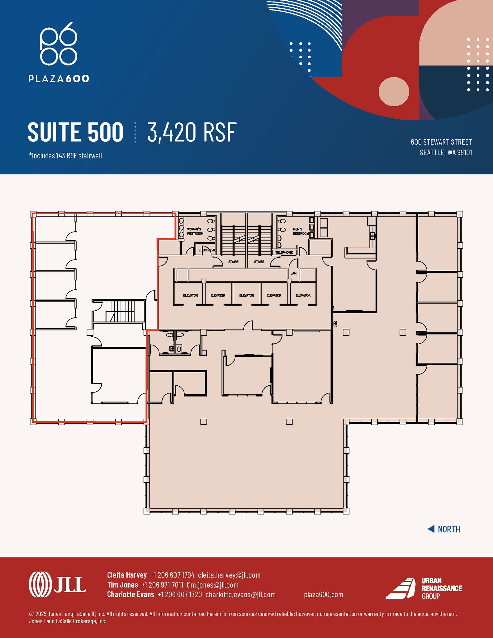600 Stewart St, Seattle, WA for lease Floor Plan- Image 1 of 12