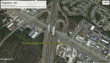 1222 Boone Ave, Kingsland, GA - AERIAL  map view - Image1