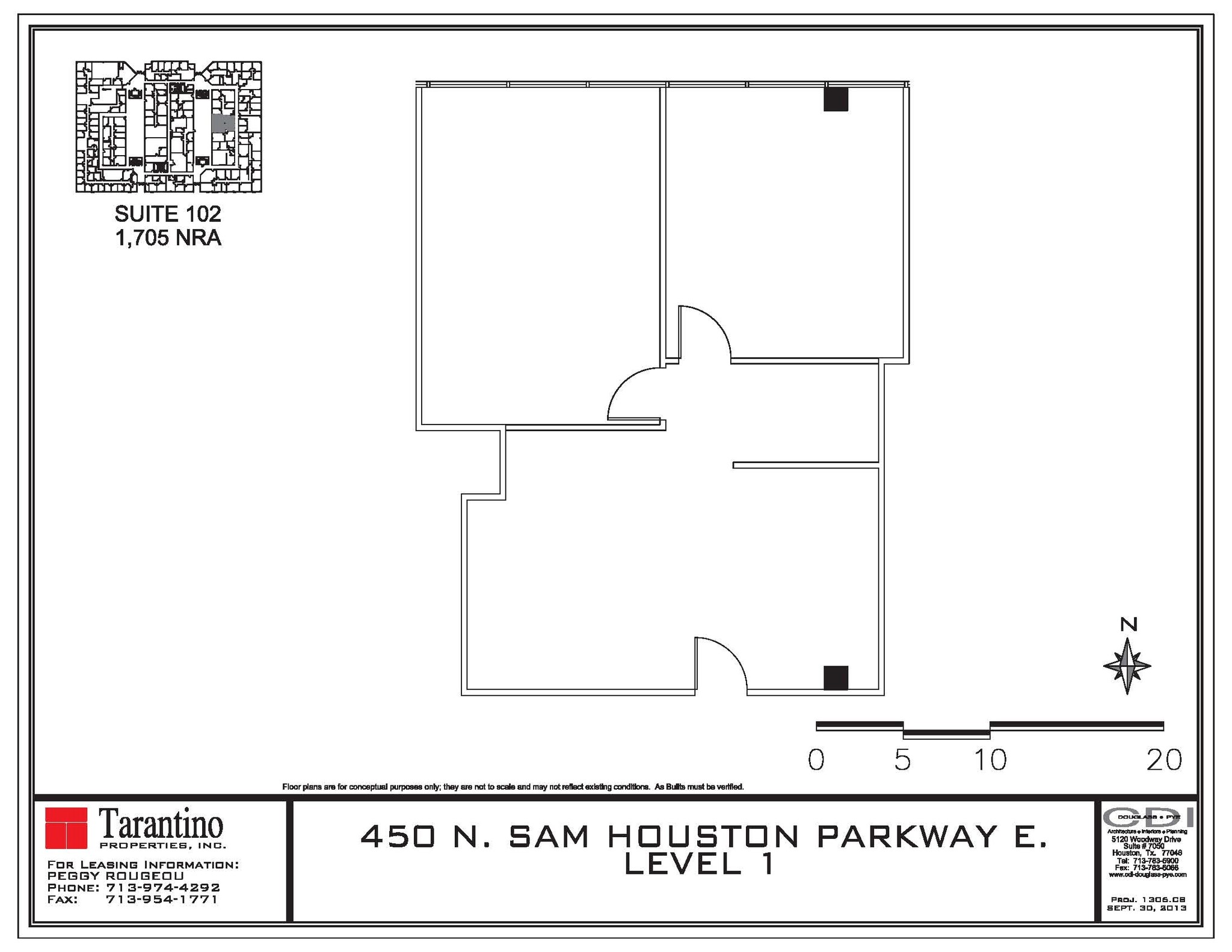 450 N Sam Houston Pky E, Houston, TX for lease Floor Plan- Image 1 of 1