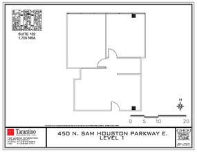 450 N Sam Houston Pky E, Houston, TX for lease Floor Plan- Image 1 of 1