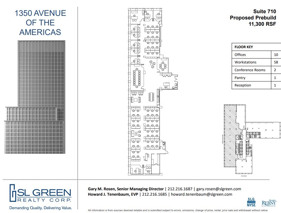 1350 Avenue of the Americas, New York, NY for lease Floor Plan- Image 1 of 1