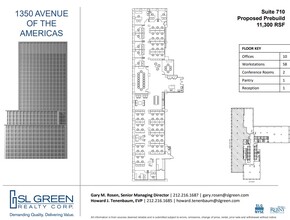 1350 Avenue of the Americas, New York, NY for lease Floor Plan- Image 1 of 1