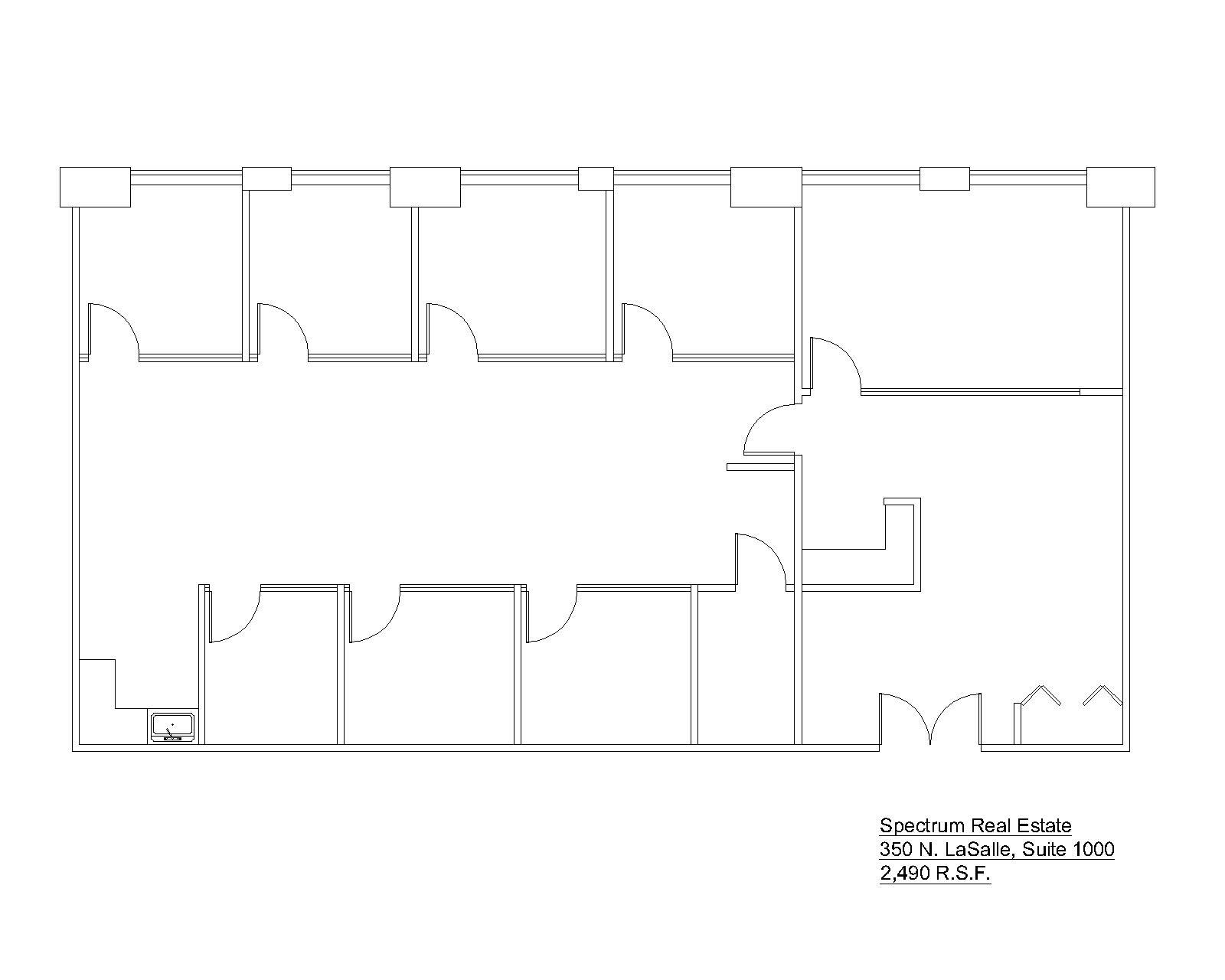 350 N LaSalle St, Chicago, IL for lease Floor Plan- Image 1 of 1