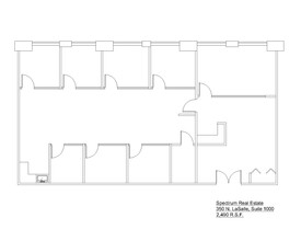 350 N LaSalle St, Chicago, IL for lease Floor Plan- Image 1 of 1