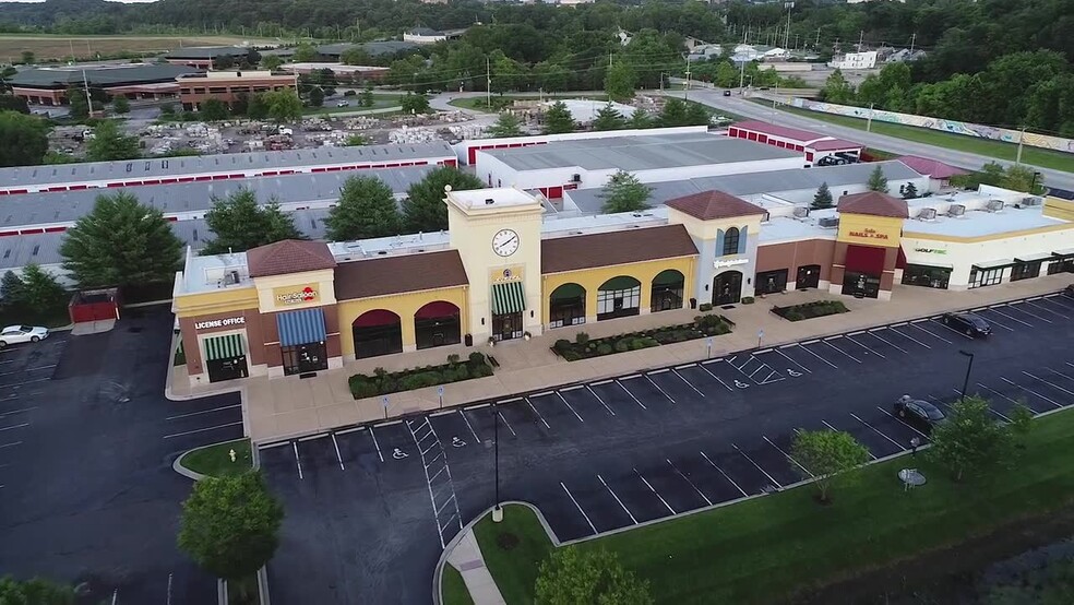 100-164 Chesterfield Commons East Rd, Chesterfield, MO for lease - Aerial Video - Image 2 of 7